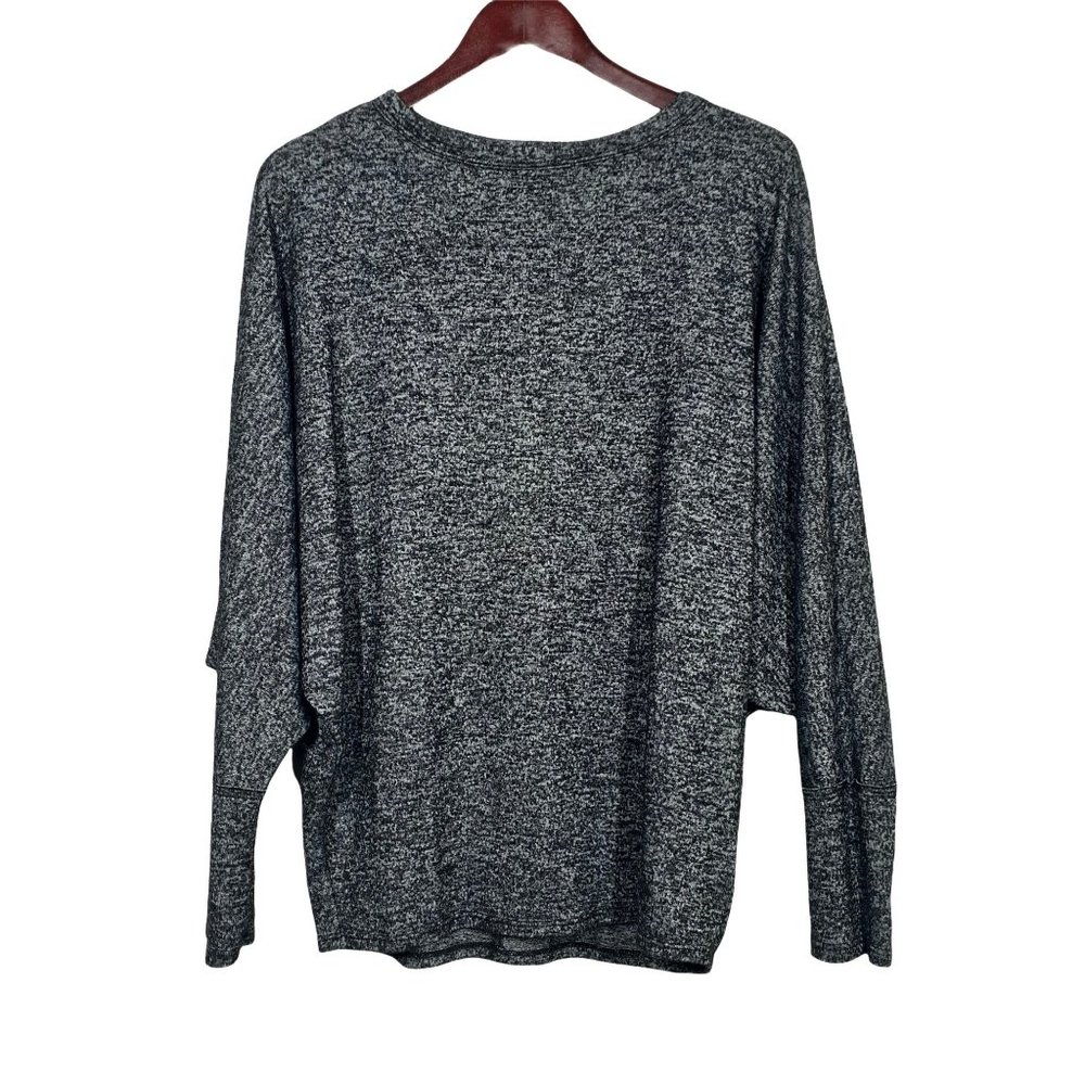 Talulah Batwing Sleeve Heather Gray Knit Sweater Size S